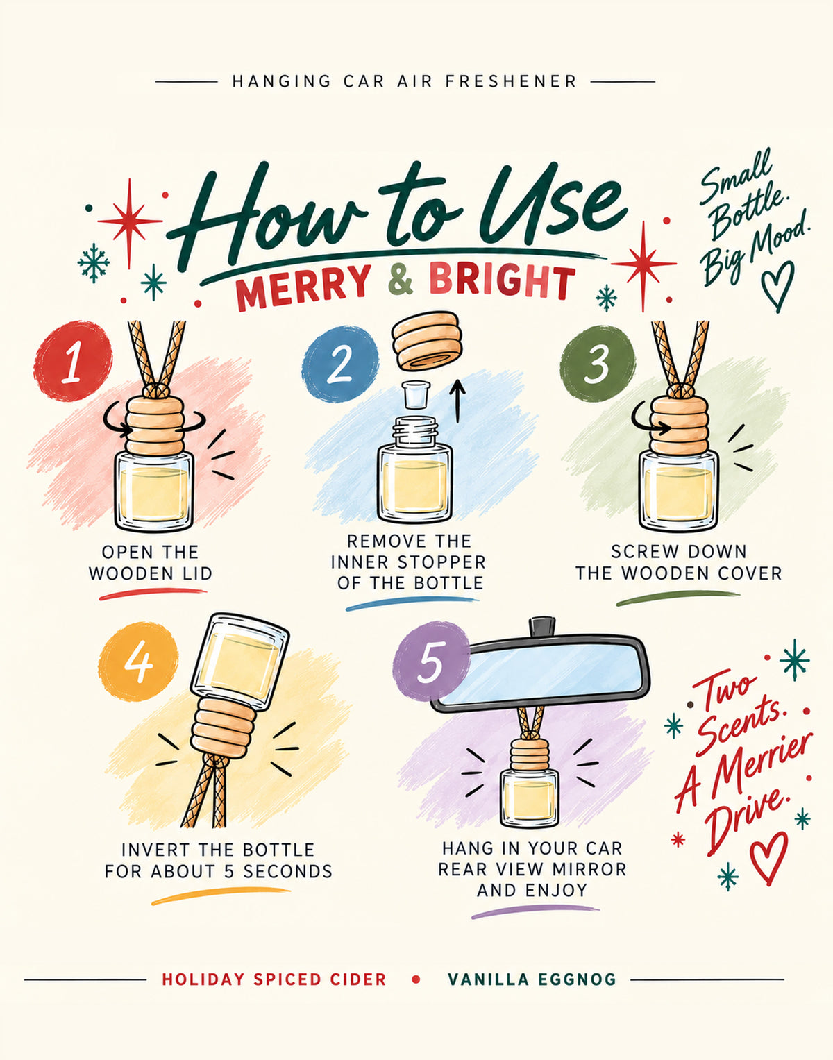 Merry & Bright Car Air Freshener