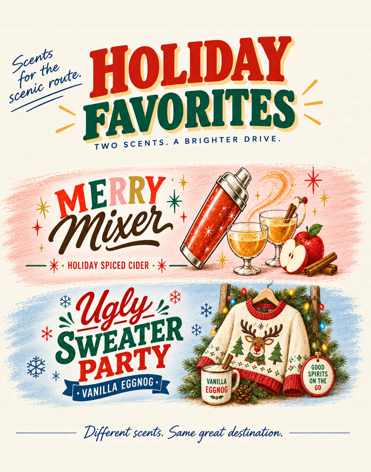 Merry & Bright Car Air Freshener