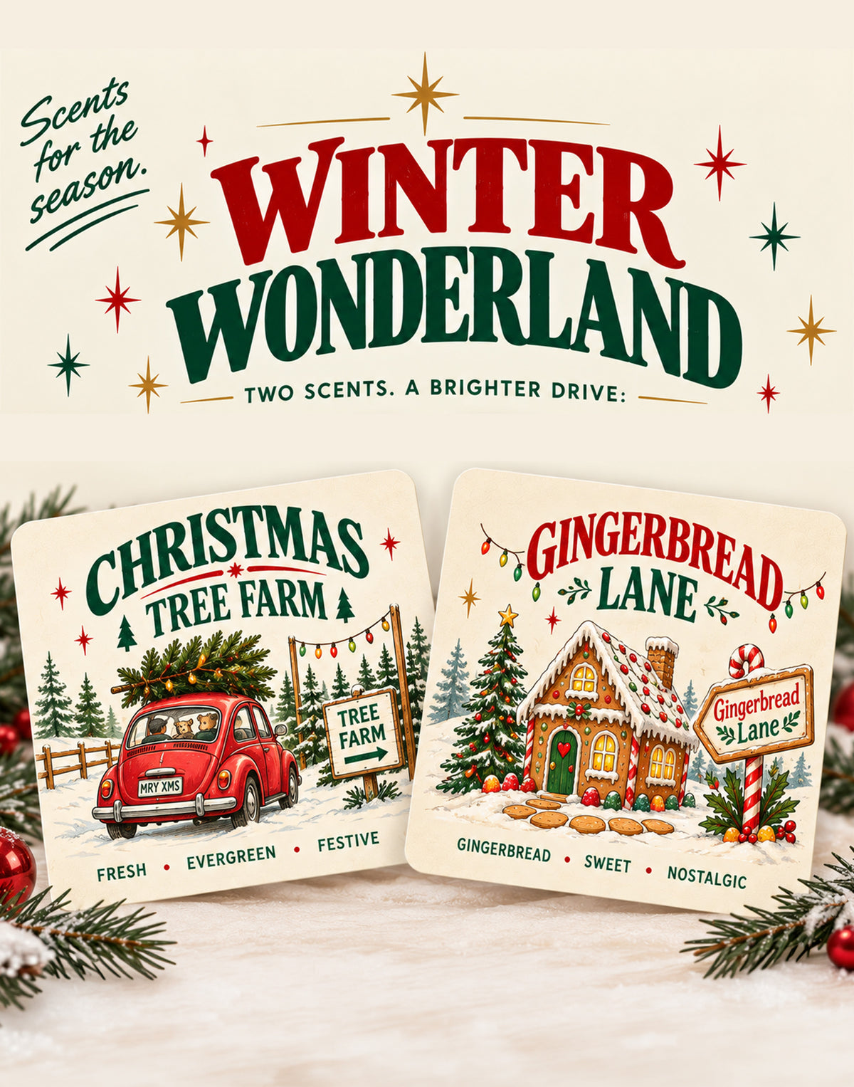 Winter Wonderland Car Air Freshener