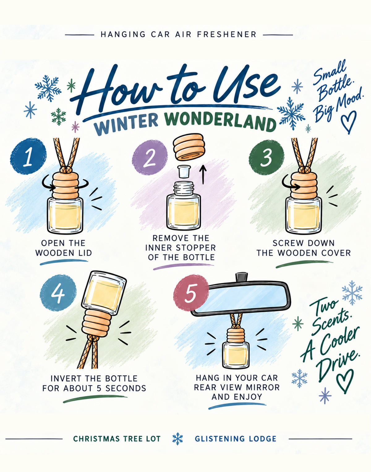 Winter Wonderland Car Air Freshener