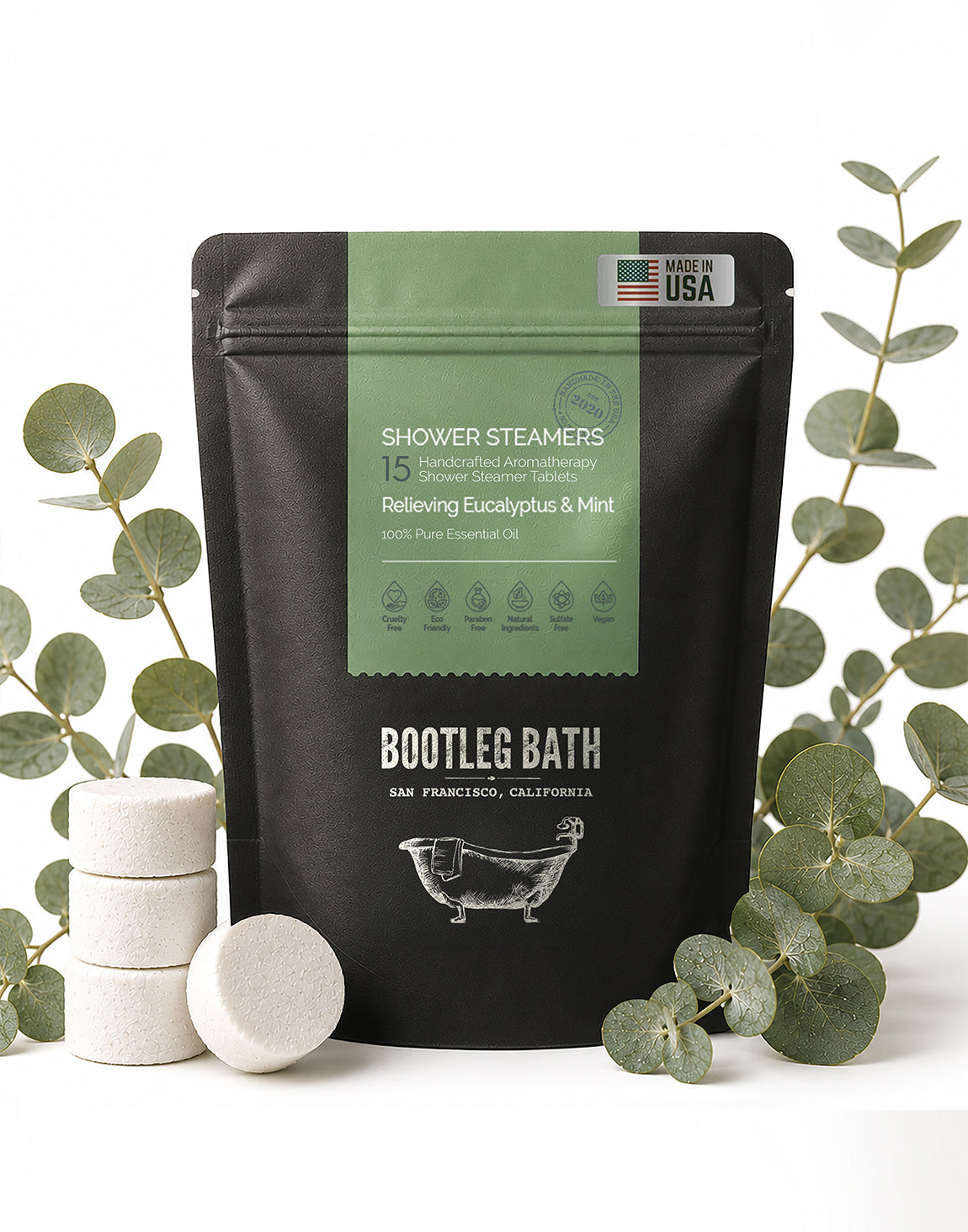 Eucalyptus Shower Steamers- 15 Pack