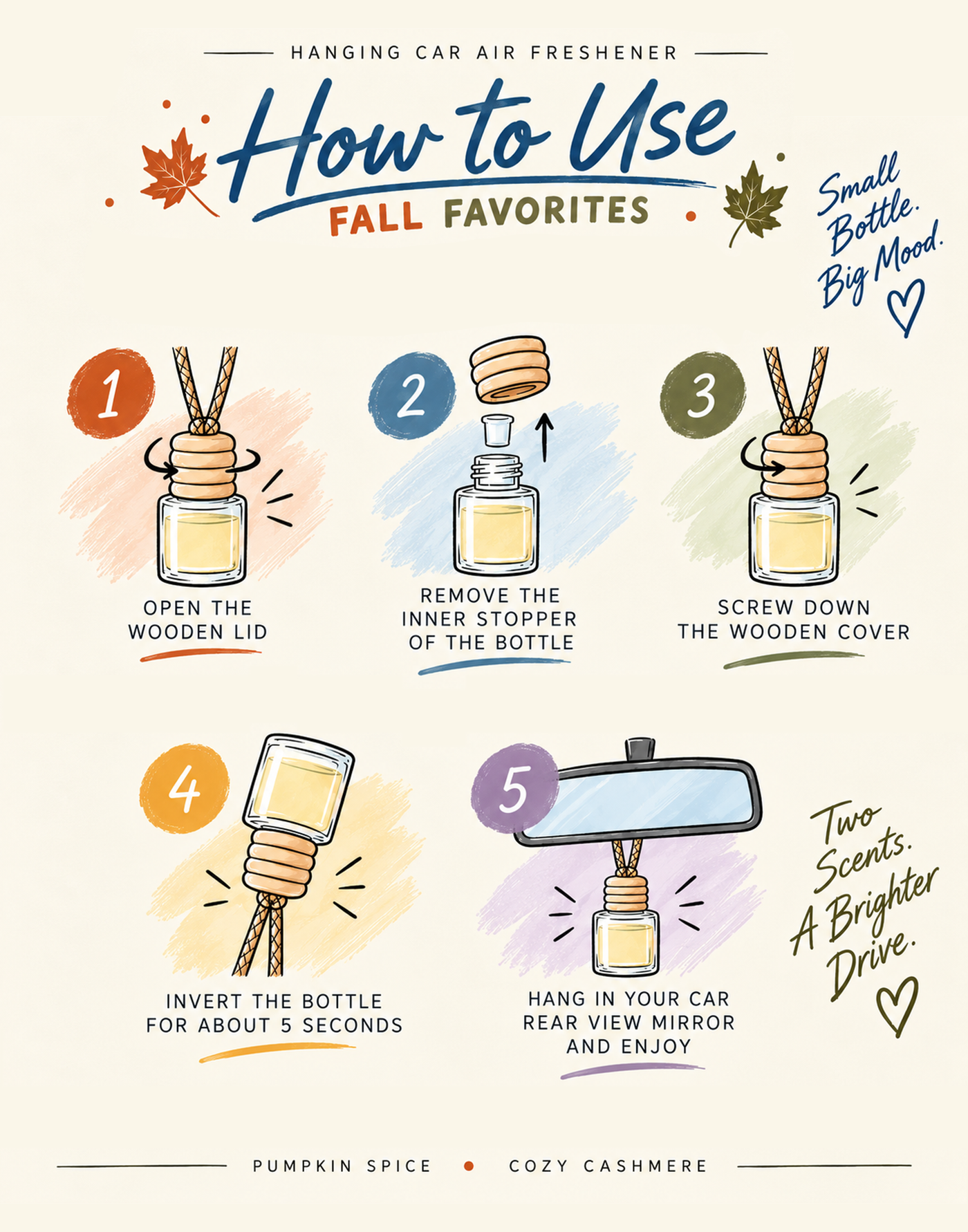 Fall Favorites Car Air Freshener